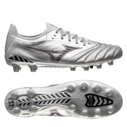 Mizuno Morelia Neo III Made in Japan FG DNA - Silver/Black/Cool Grey